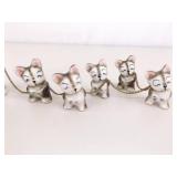 Lot of Vintage Miniature Porcelain Cat Figurines