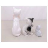 Lot of Vintage Miniature Porcelain Cat Figurines