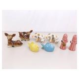 Lot of Vintage Salt and Pepper Shakers