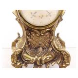 Vintage WORKING Victorian French Gilt Mantle Clock
