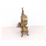 Vintage WORKING Victorian French Gilt Mantle Clock