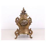 Vintage WORKING Victorian French Gilt Mantle Clock