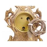 Vintage WORKING Victorian French Gilt Mantle Clock