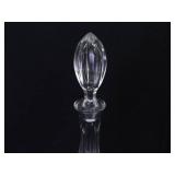 Liquor and Wine Bottle Pourers and Crystal Wine Decanter on an Anheuser-Busch Tray