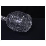 Liquor and Wine Bottle Pourers and Crystal Wine Decanter on an Anheuser-Busch Tray