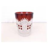 Lot of 6 Westmoreland and Bohemian Glass Tumblers and Bowl