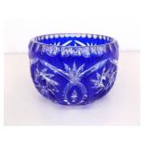 Lot of 6 Westmoreland and Bohemian Glass Tumblers and Bowl