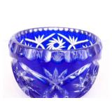 Lot of 6 Westmoreland and Bohemian Glass Tumblers and Bowl