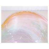 A Blown Murano Glass Bowl and Blown Artisan Bowl