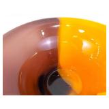 A Blown Murano Glass Bowl and Blown Artisan Bowl
