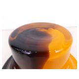 A Blown Murano Glass Bowl and Blown Artisan Bowl