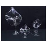 Lot of 3 Jack In The Pulpit Bud Vases