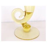 Cambridge Mandarin Gold Cornucopia 10' Vase