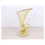 Cambridge Mandarin Gold Cornucopia 10' Vase