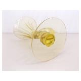 Cambridge Mandarin Gold Cornucopia 10' Vase