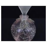 4 Crystal and Glass Perfume Bottles