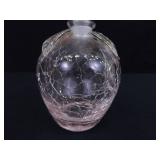 4 Crystal and Glass Perfume Bottles