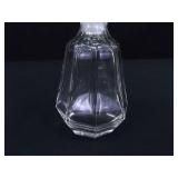 4 Crystal and Glass Perfume Bottles