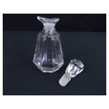4 Crystal and Glass Perfume Bottles