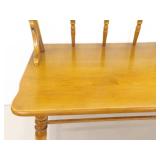 Solid Maple 2 Person Hallway Bench