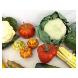 Large Lot of Prop Vegetables and Prop Breads