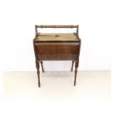 Vintage Wood Sewing Floor Caddy