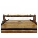 Vintage Wood Sewing Floor Caddy