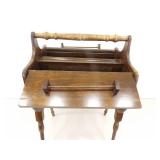 Vintage Wood Sewing Floor Caddy
