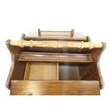 Vintage Wood Sewing Floor Caddy