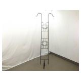 Achla Designs 83.5' (90' total) Double Pole Plant Trellis and Another Iron 69' (83' Total) One