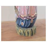 8 1/2' Traditional Russian Traveling Bear theme Hand-carved Hand-painted Wood Figurine