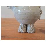 Vintage Elephant theme Clay Ceramic Tea Pot (Signed) by Hamilton (1981)