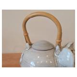 Vintage Elephant theme Clay Ceramic Tea Pot (Signed) by Hamilton (1981)