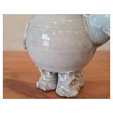 Vintage Elephant theme Clay Ceramic Tea Pot (Signed) by Hamilton (1981)
