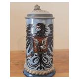 9' Beer Stein - Prussian Eagle by Mettlach Villeray & Boch (Early 20th Century) (Germany) #2075