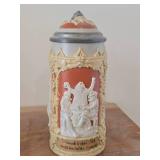 Vintage 8' Limited Edition Beer Stein by Mettlach Villeray & Boch (Germany) #1005