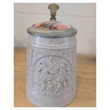 Vintage 6 1/2' Pottery Beer Stein (Germany)