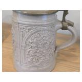 Vintage 6 1/2' Pottery Beer Stein (Germany)