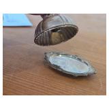 Peter Acquisto 36-grams (total) Sterling Silver Domed Serving Tray Dollhouse Miniature 2' x 1 1/4' x 1.24'