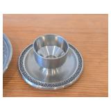 Lot of (2) Vintage Pewter Candleholders (Norway)