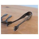 Lot of (5) 226-grams (total) Silverplated Housewares - Bowl by Reed & Barton, Spoon, Fork, Sugar Tong, Pie Server