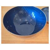 Lot of (3) Stainless Steel Housewares - Cathedral Line by Cathrine Holm (Norway) / Mid-Century Modern style / - Bowl and Dishes