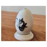 Lot of (2) 4' Disney theme Hand-painted Ceramic Collectible Eggs