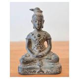 5 1/2' Brass/Bronze Southeast Buddha Figurine