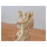 9' Chinese Guanyin theme Hand carved Figurine