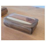 Keepsake Box - Walnut/Hackberry/Puella/Maple Wood 6' x 3' x 1 1/2'