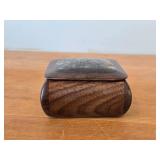 Keepsake Box - Walnut/Zucatti/Buckeye Burl Wood 4 1/2' x 4 1/2' x 2'