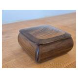 Keepsake Box - Walnut/Myrtle Wood 4 1/2' x 4 1/2' x 2'