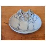 6 1/4' Pottery Collector's Plate by Hamilton (Signed)