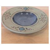 Handcrafted Ceramic Pottery Wall Décor (Signed) 2 1/4' x 6 1/2'